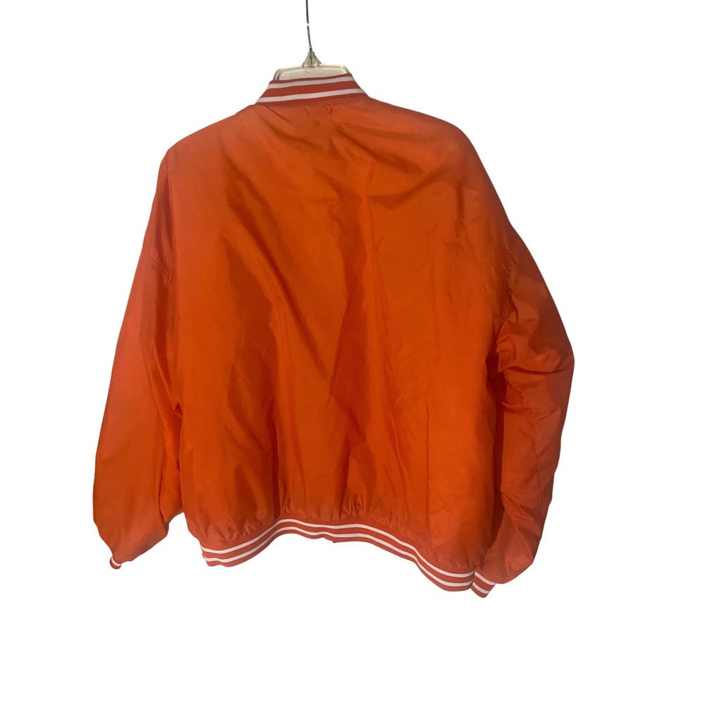 Vintage Red Oak Oklahoma State Cowboys Bomber Jacket Mens XL Orange Varsity OSU - Picture 2 of 9
